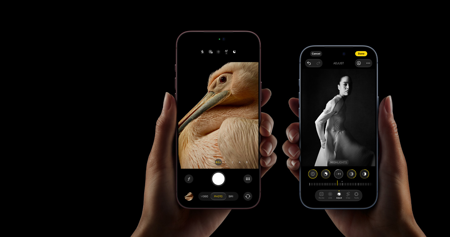 iPhone 18 Pro and iPhone 18 Pro Max side by side showing the two sizes